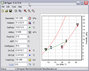 psychcrometric specification